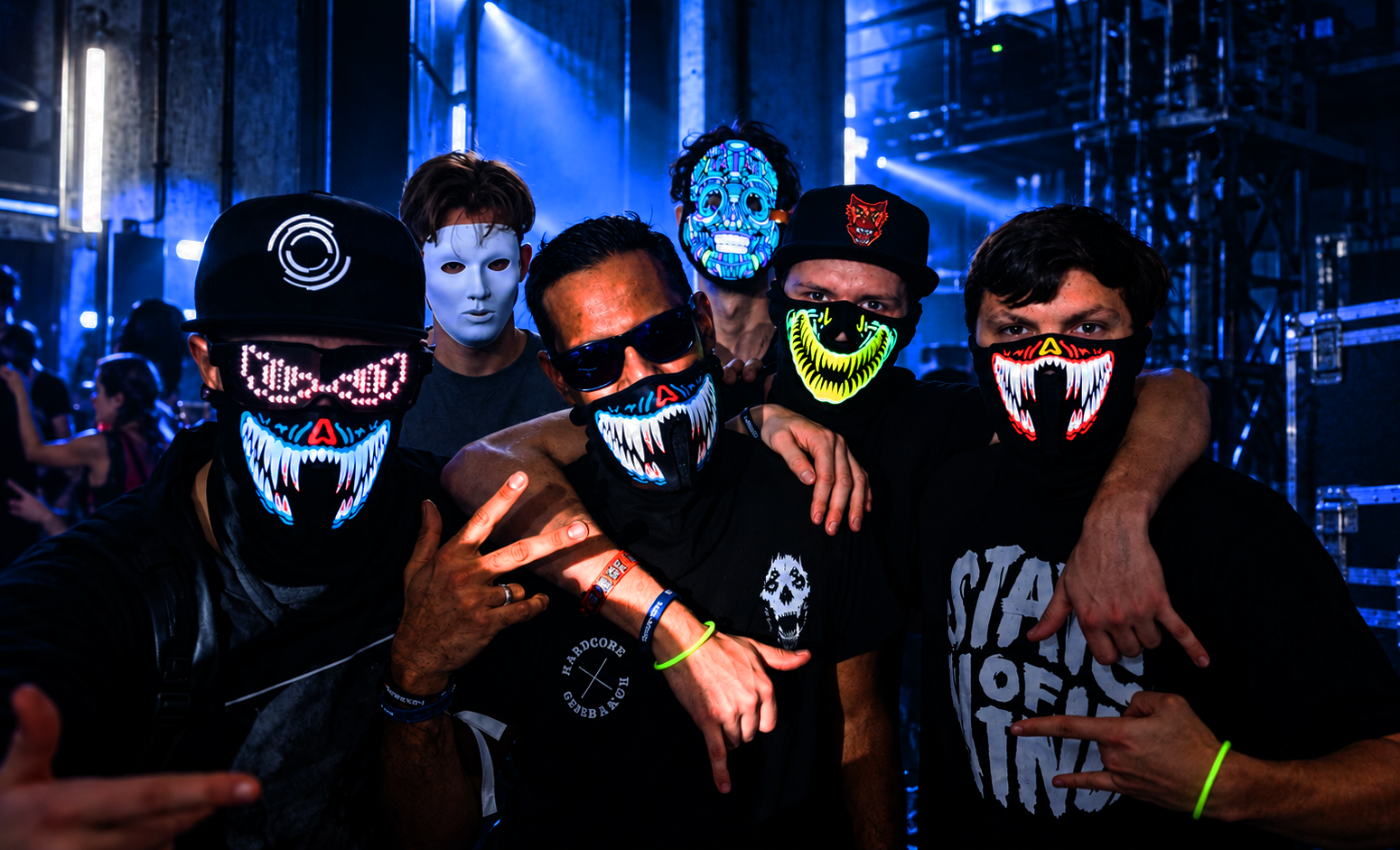 Re-Load with his underground family at a party